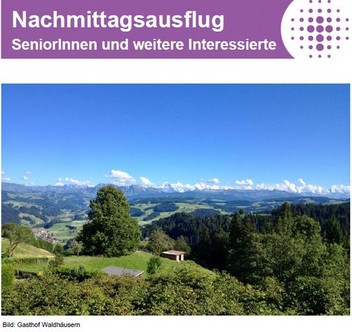 Sommerausflug ins Emmental für Senior:Innen